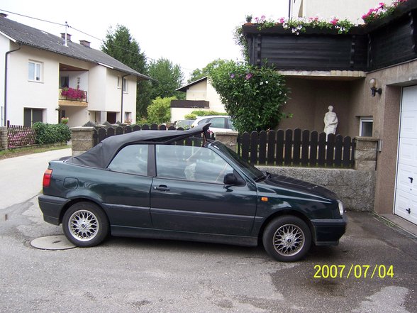 3er Golf Cabrio *Mein altes Auto* - 