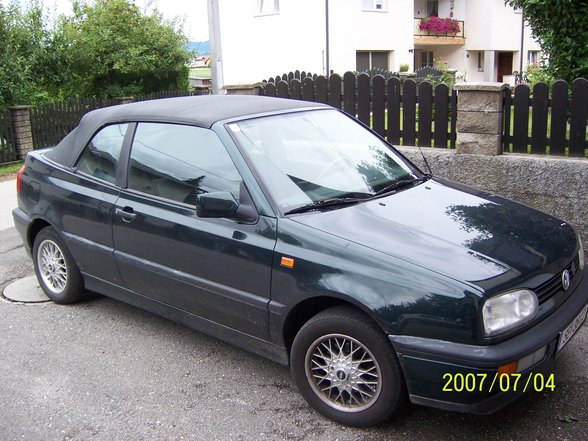 3er Golf Cabrio *Mein altes Auto* - 