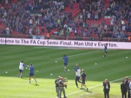 FA-Cup Halbfinale Man Utd  - Everton - 