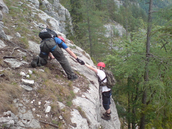 Bergsteigen am Mendlingstein - 