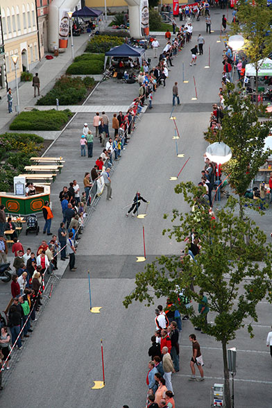 Inline-Nachtslalom in Haag 4.8.2007 - 