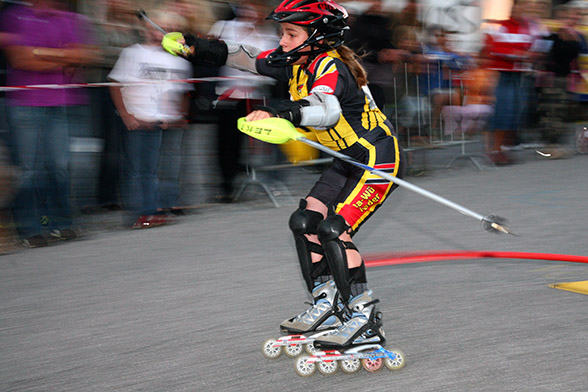 Inline-Nachtslalom in Haag 4.8.2007 - 