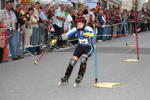 Inline-Nachtslalom in Haag 4.8.2007 - 