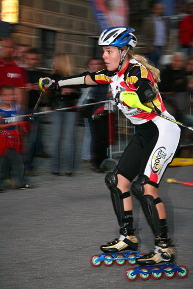 Inline-Nachtslalom in Haag 4.8.2007 - 