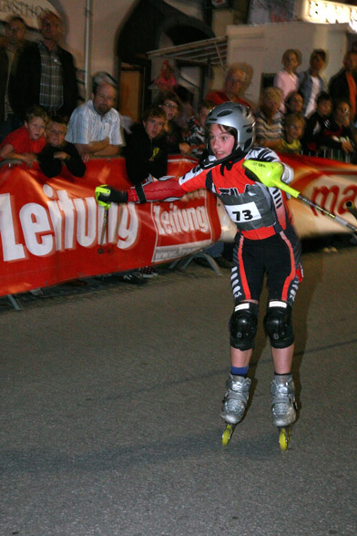 Inline-Nachtslalom in Haag 4.8.2007 - 