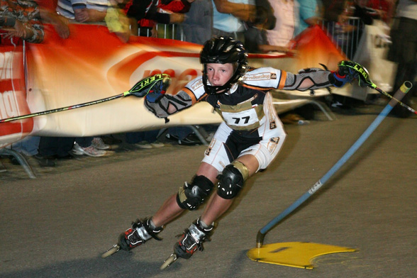 Inline-Nachtslalom in Haag 4.8.2007 - 