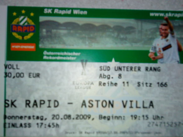 Rapid - Aston Villa - 