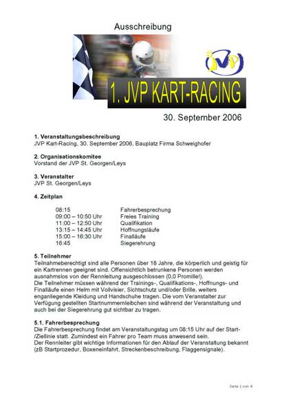 Kart Racing St. Georgen/Leys - 