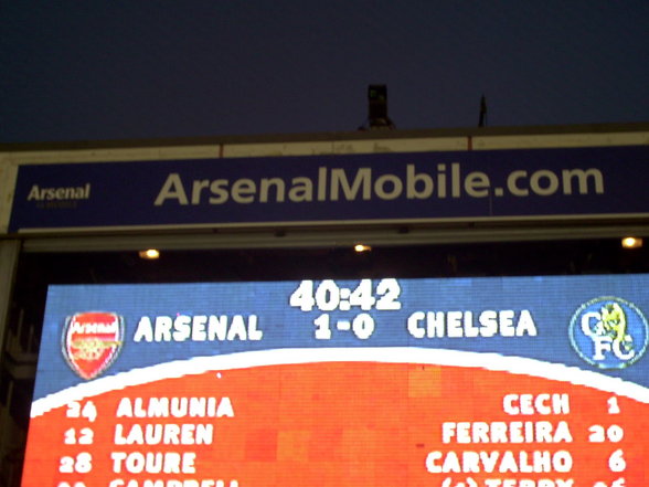 Arsenal vs. Chelsea - 