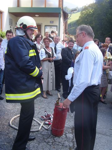 Hochzeit Streitner Chris , FF Einsatz - 