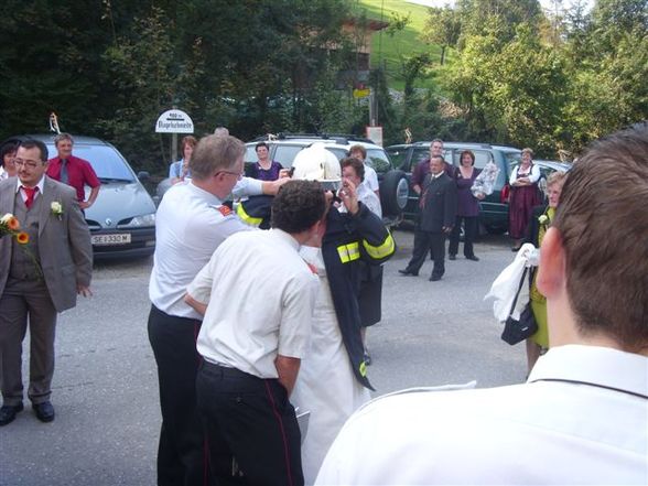 Hochzeit Streitner Chris , FF Einsatz - 