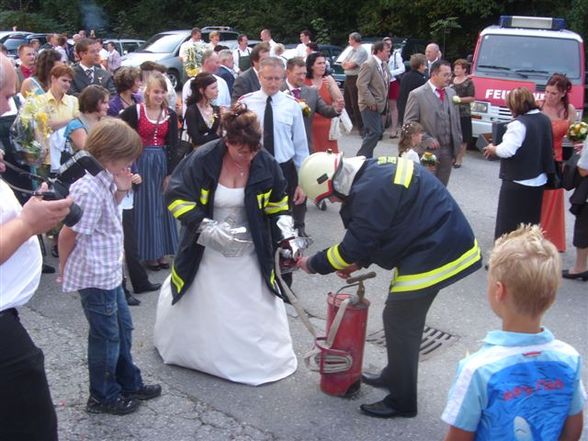 Hochzeit Streitner Chris , FF Einsatz - 