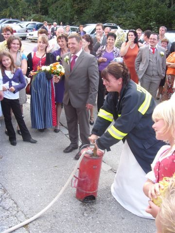 Hochzeit Streitner Chris , FF Einsatz - 