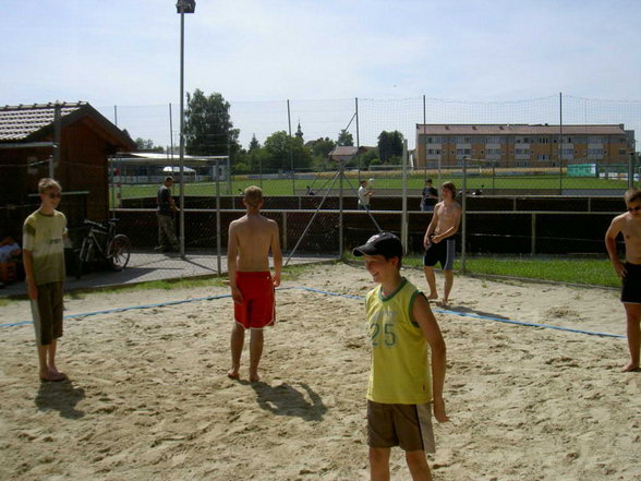 Beachvolleyball spielen - 