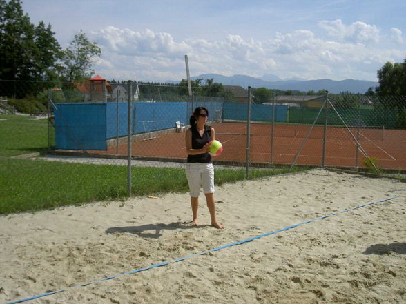 Beachvolleyball spielen - 