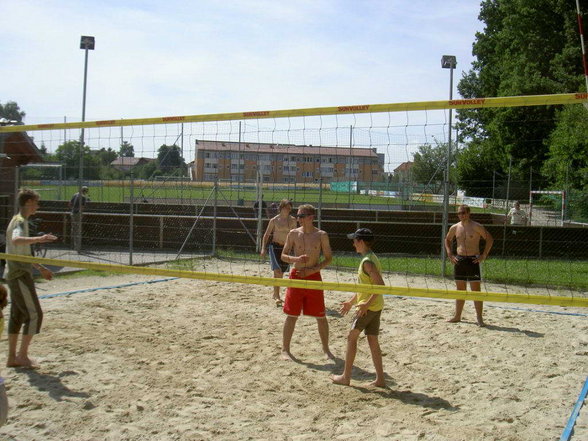 Beachvolleyball spielen - 