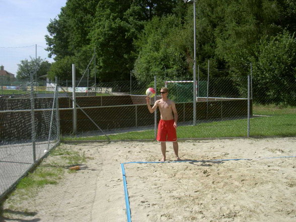 Beachvolleyball spielen - 