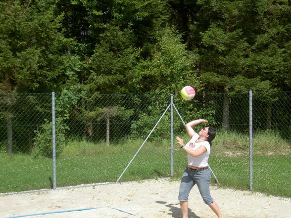 Beachvolleyball spielen - 