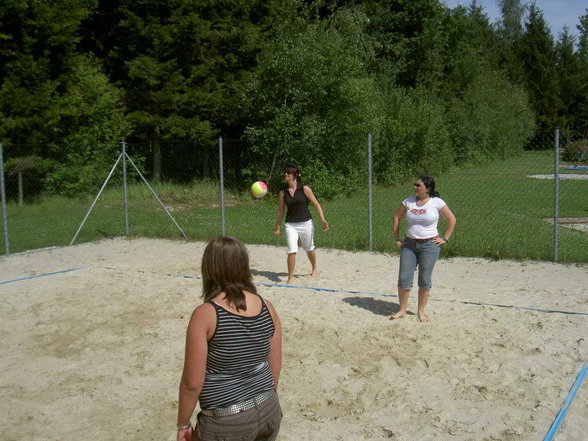 Beachvolleyball spielen - 