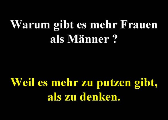 Frauen sind wunderbare Wesen - 