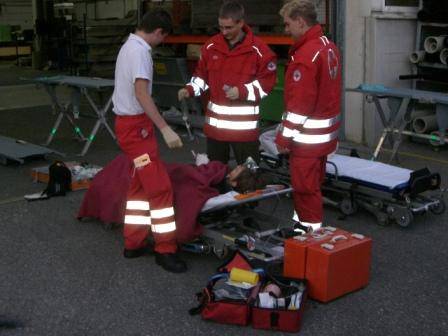 Rotes kreuz übung vorchdorf 2006 - 