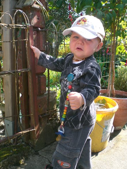 Nico im Garten.. ;o) - 