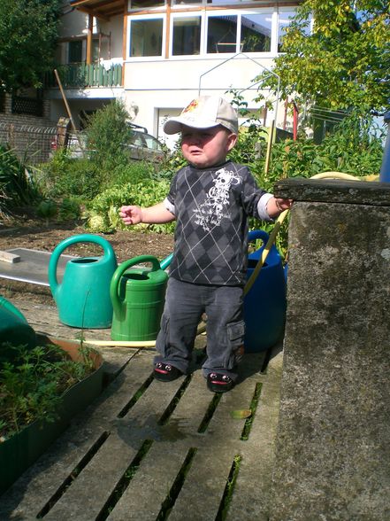 Nico im Garten.. ;o) - 