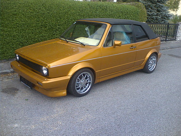 Golf 1 Cabrio von mein bruder !! - 