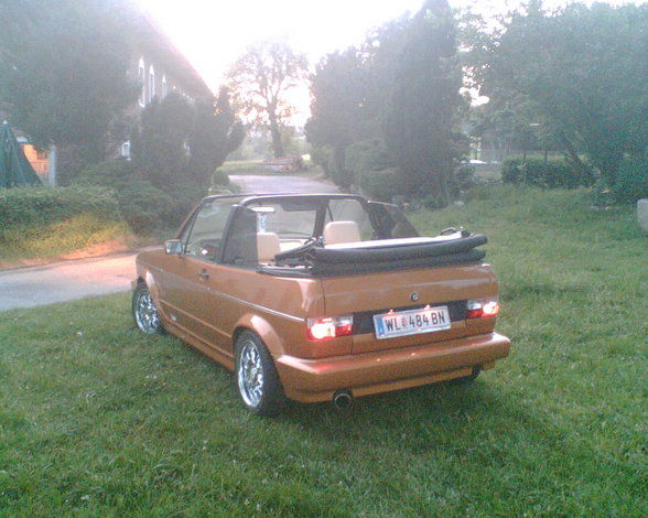 Golf 1 Cabrio von mein bruder !! - 