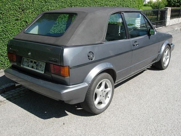 Golf 1 Cabrio von mein bruder !! - 