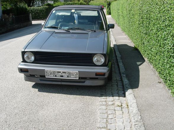 Golf 1 Cabrio von mein bruder !! - 