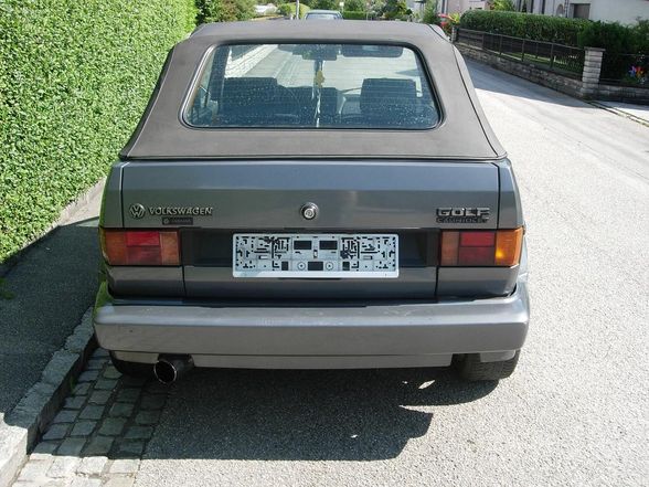 Golf 1 Cabrio von mein bruder !! - 