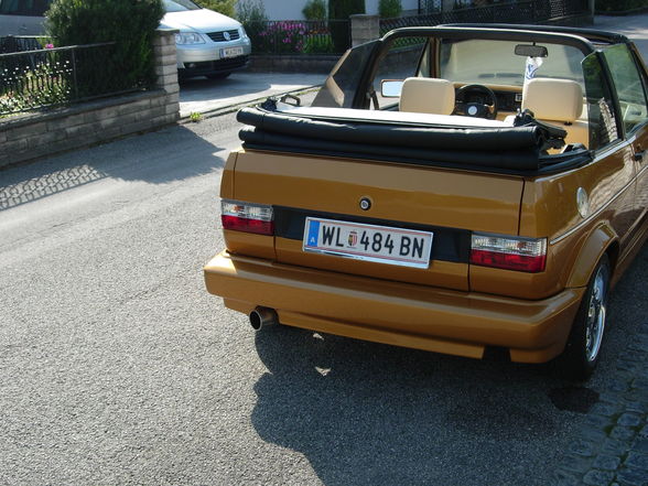 Golf 1 Cabrio von mein bruder !! - 