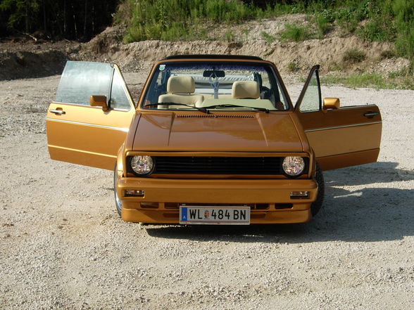 Golf 1 Cabrio von mein bruder !! - 