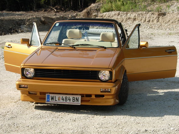 Golf 1 Cabrio von mein bruder !! - 