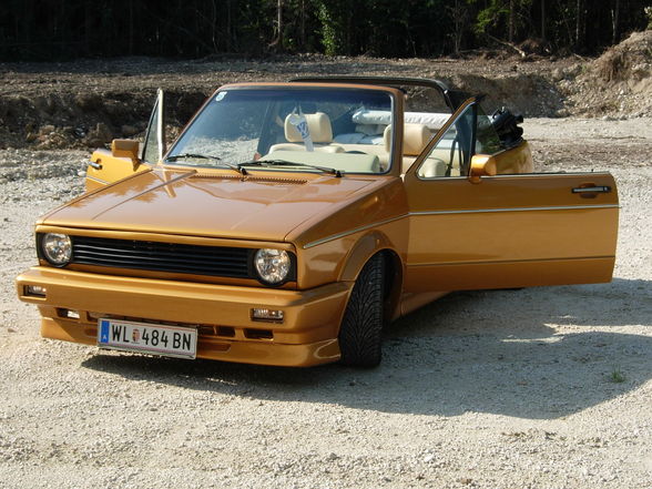 Golf 1 Cabrio von mein bruder !! - 