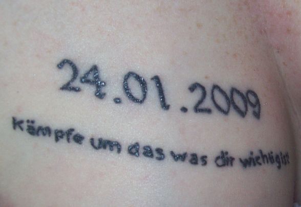 Mein erstes Tattoo!!!! - 