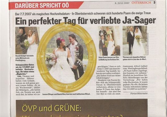 07.07.2007 HOCHZEIT ZEITUNG - 