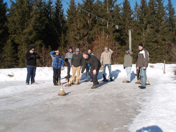 Eisstockschiesen 13.01.09 - 