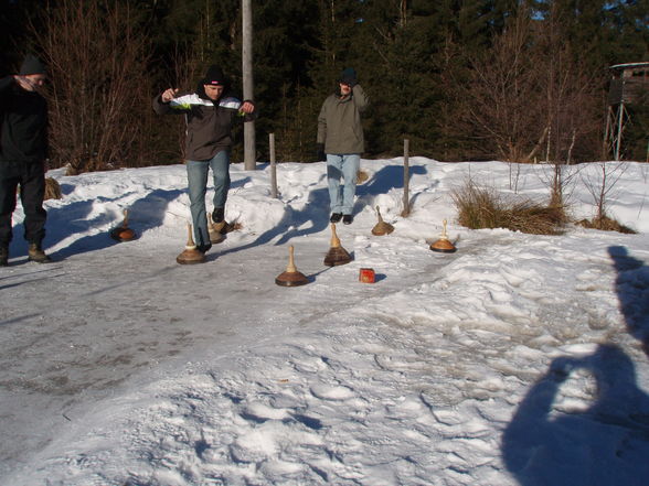 Eisstockschiesen 13.01.09 - 