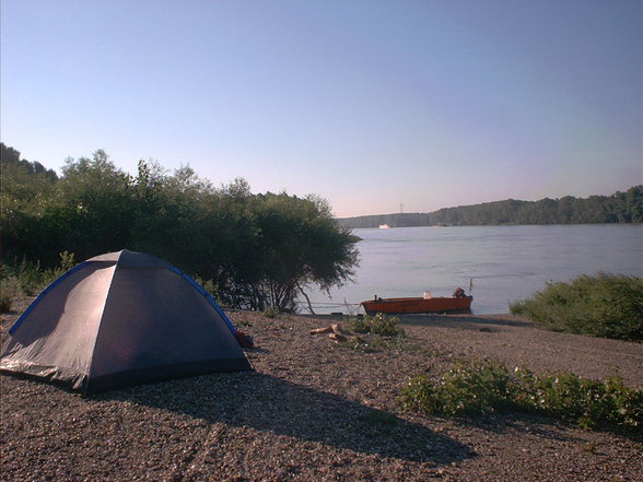 Sziget 06, Anfahrt über Donau mit Z - 