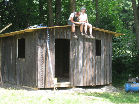 Hütte am Teich - 