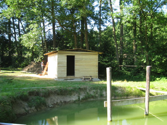 Hütte am Teich - 