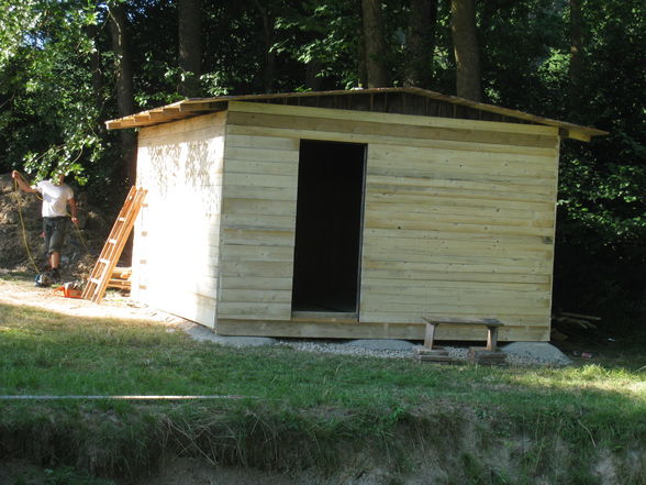 Hütte am Teich - 