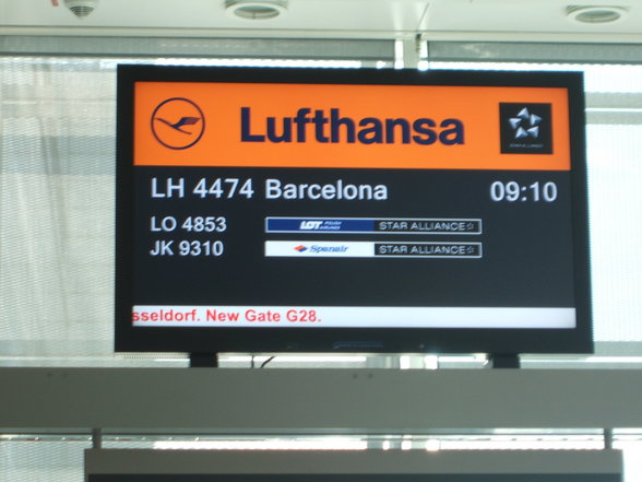 Der Flug?!?!?! und Barcelona die Stadt - 