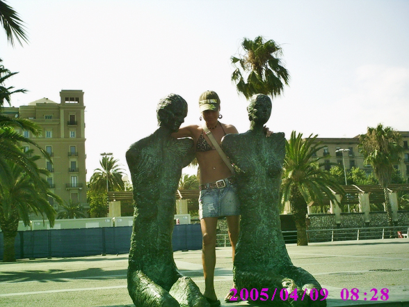 spatzwatzl und i in BaRcElOnA 2007 - 