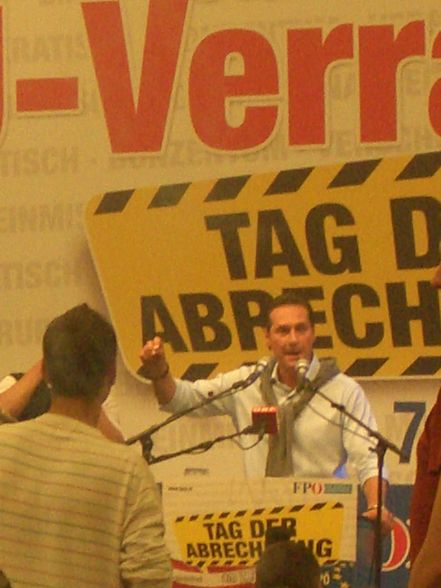 H C Strache  1. Mai - 