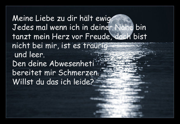 was Denkst du ich liebe dich  - 