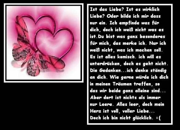 was Denkst du ich liebe dich  - 