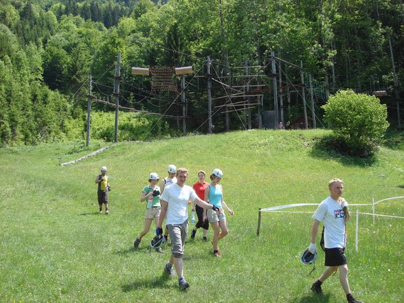 Rafting und Hochseilgarten Mai 2007 - 